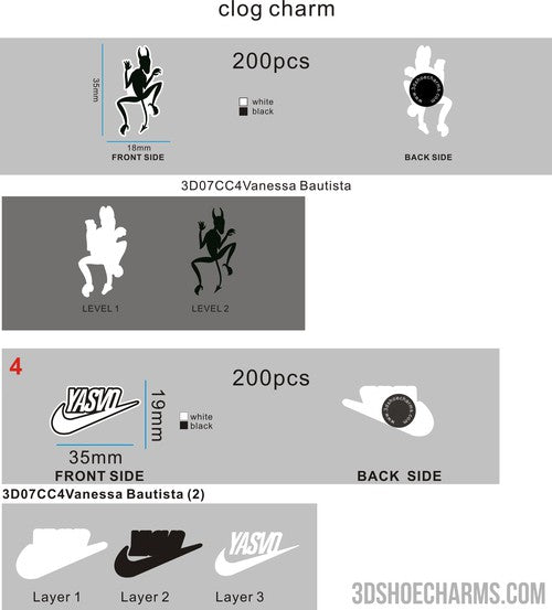 CUSTOM CLOG CHARM 07CC4Celia Dunne