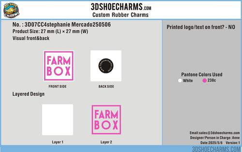 CUSTOM CLOG CHARM 3D07CC4stephanie Mercado250506-RE