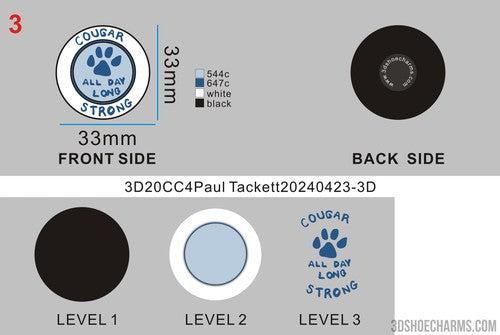 CUSTOM SHOE CHARMS -20CC4Paul Tackett