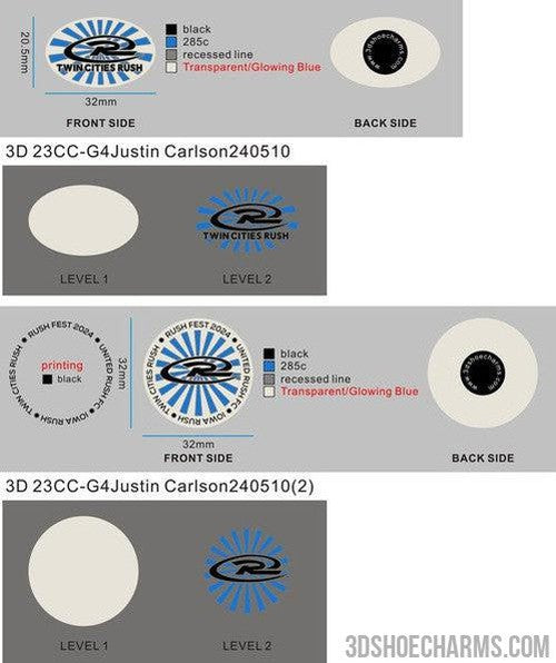 CUSTOM CLOG CHARMS - 23CC-G4Justin Carlson240510