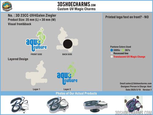 Custom UV-Reactive Clog Charms-23CC-UV4Galen Ziegler250319