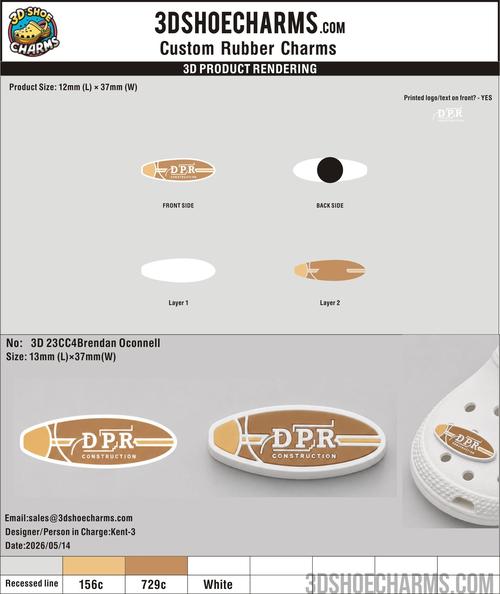 Custom Rubber Clog Charms-2060514-23
