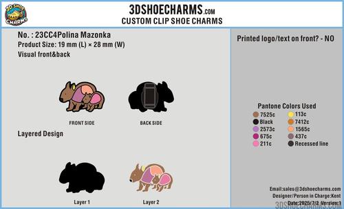 CUSTOM CLIP SHOE CHARMS-23CC4Polina Mazonka250702