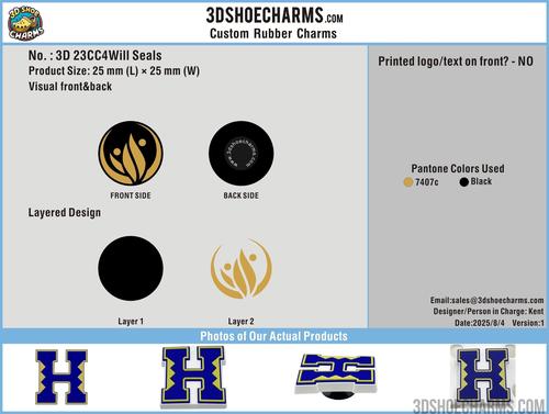 CUSTOM CHARMS-23CC4Will Seals250804