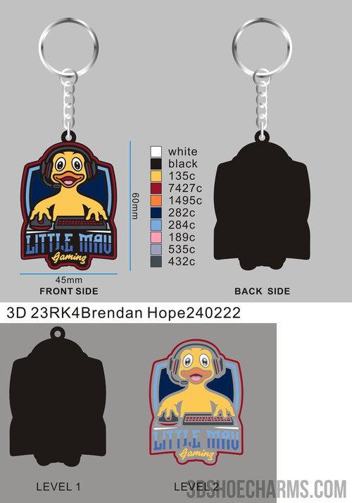 CUSTOM RUBBER KEYCHAIN-23RK4Brendan Hope240222