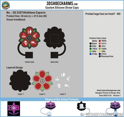 Custom Silicone Straw Toppers-23ST4Kathleen Caparro250225