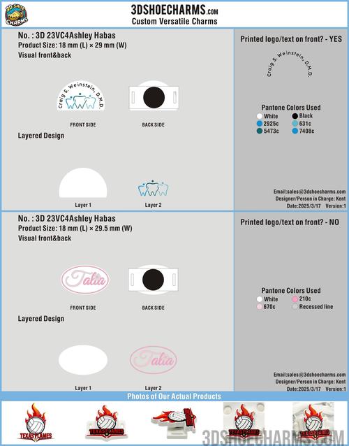 Custom Versatile Shoe Charms-23VC4Ashley Habas25037