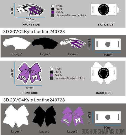 Custom Versatile Shoe Charms-23VC4Kyle Lontine240728