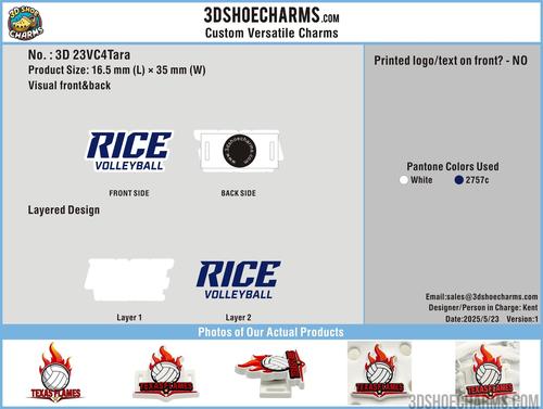 Custom versatile Shoe Charms-23VC4Tara250523