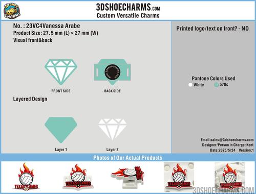 Custom Versatile Shoe Charms-23VC4Vanessa Arabe250524-RE