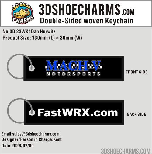 Custom Double-Sided Woven Flight Key Tag-20260709-23
