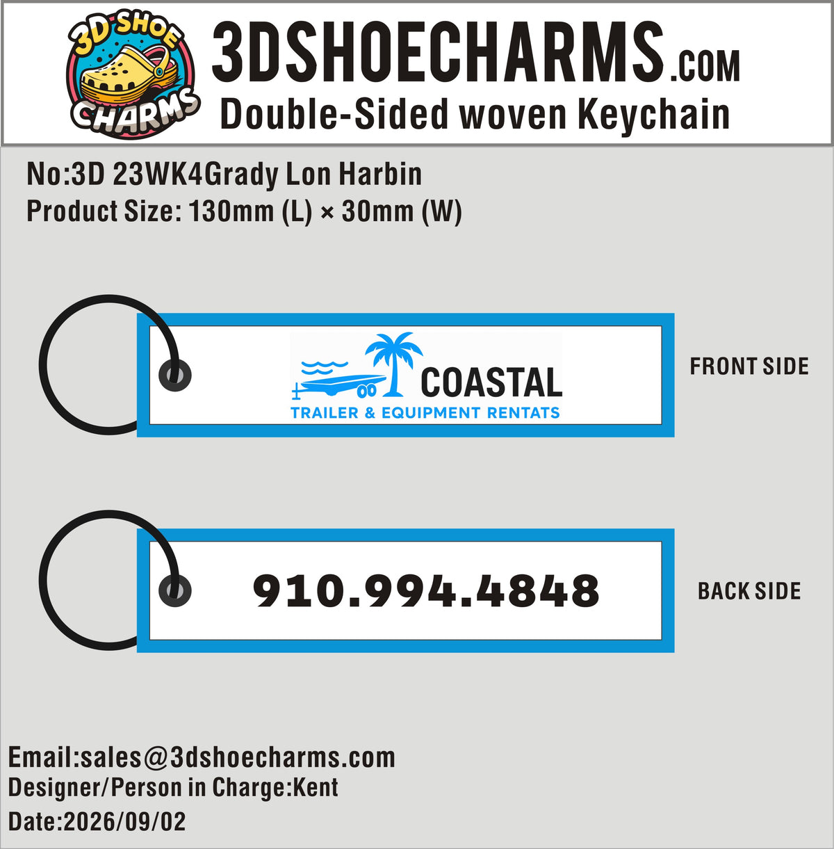 Custom Double-Sided Woven Flight Key Tag-20260904-23