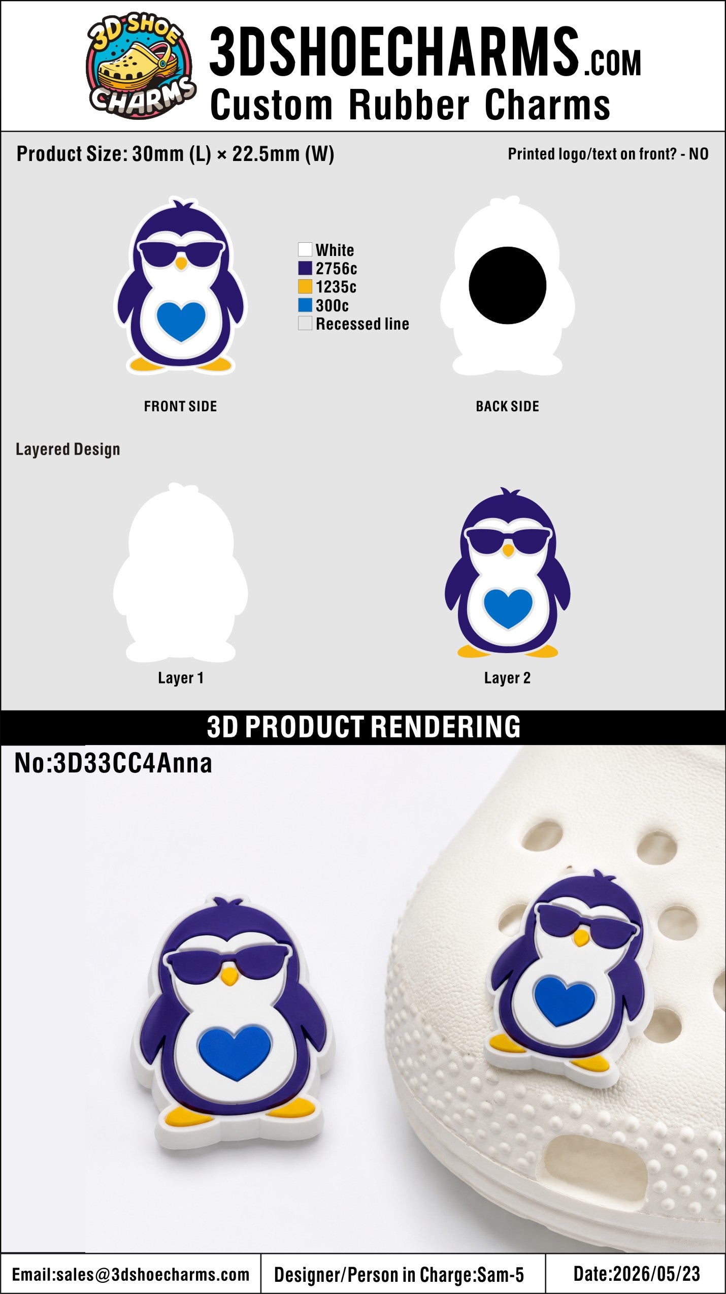 Custom Rubber Clog Charms-20260804 -33