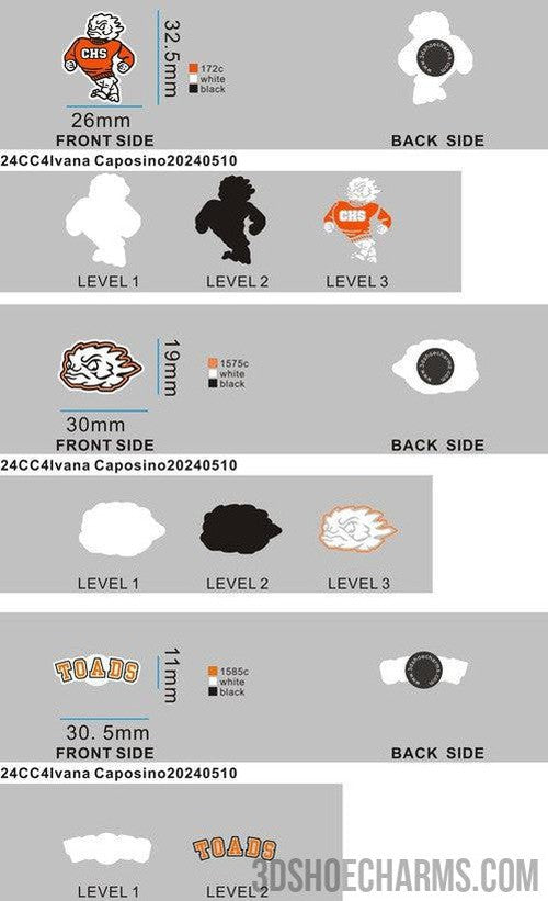 CUSTOM SHOE CHARMS - 24CC4Ivana Caposino20240510