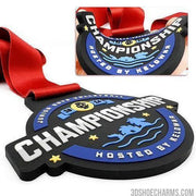 Custom PVC Medal with Customizable Lanyard