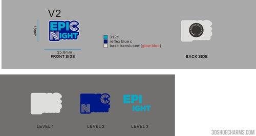 custom glow clog charm 3d07CC4Jordan Andreu230708