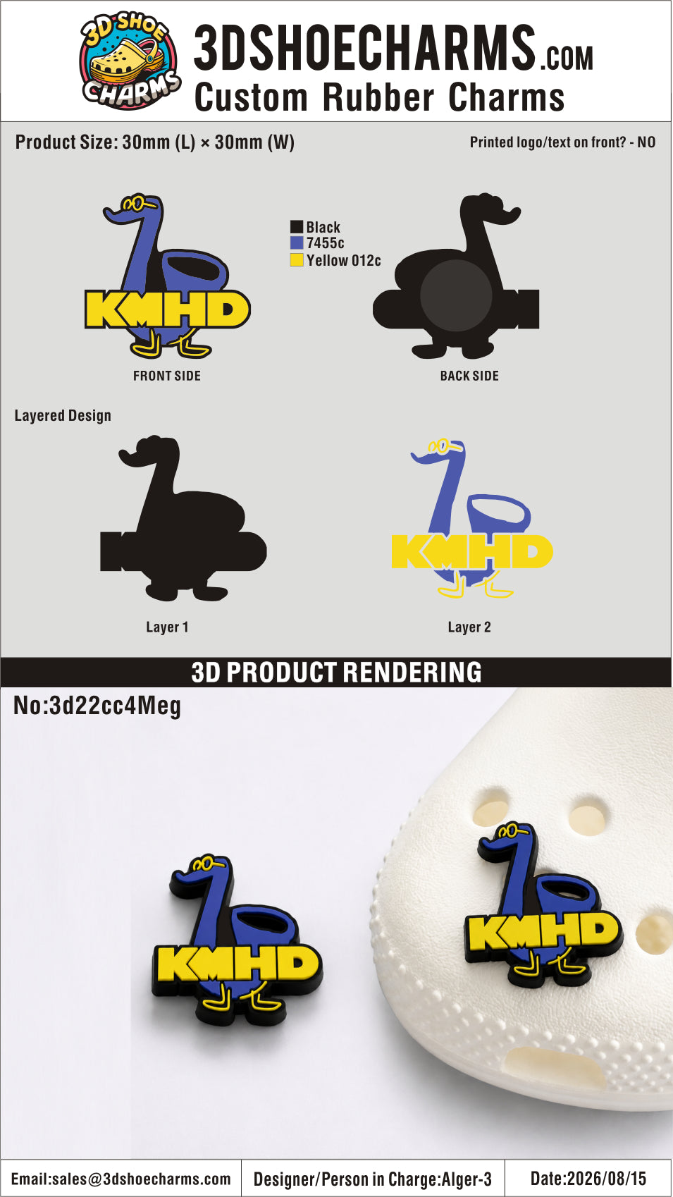 Custom Rubber Clog Charms-202608017-22-16