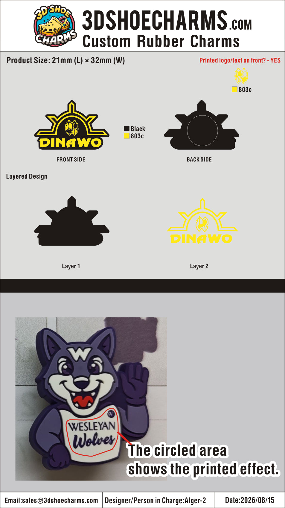 Custom Rubber Clog Charms-202608020-22-1