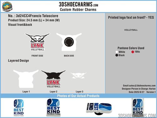 CUSTOM SHOE CHARMS - 24CC4Francis Tatasciore20250827