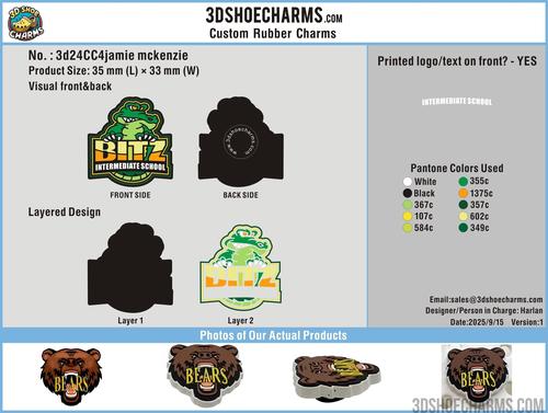 CUSTOM RUBBER KEYCHAINS - 3d24CC4jamie mckenzie20250915