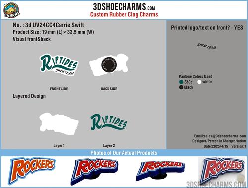 CUSTOM SHOE CHARMS - 24CC4Carrie Swift20250415