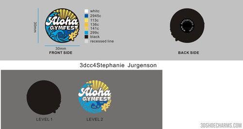 CUSTOM RUBBER CHARMS - 3dcc4Stephanie Jurgenson