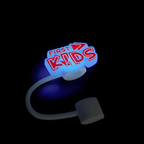 Custom Glow-in-the-Dark Straw Caps