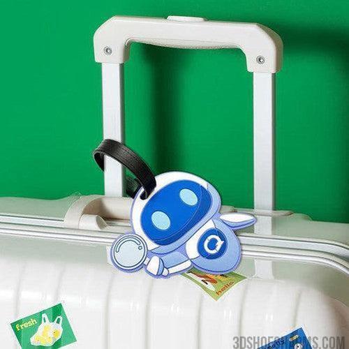 Custom 3D Die-Cut PVC Rubber Luggage Tag