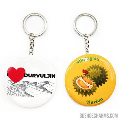 Personalized Metal Tin Bottle Opener Keychain