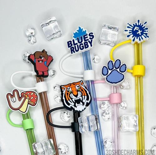 Custom Silicone Straw Toppers