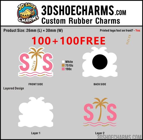 Custom 3D Rubber Clog Charms - 20260928 -33 - RE