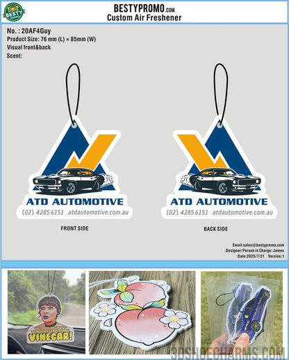 Woven keychains/air freshener/Absorbent Paper Coaster-20KY4Guy 250721