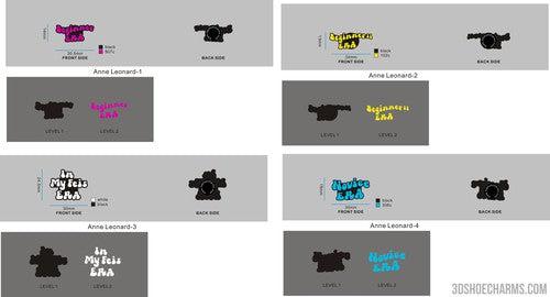 Custom shoe charms-05Anne Leonard