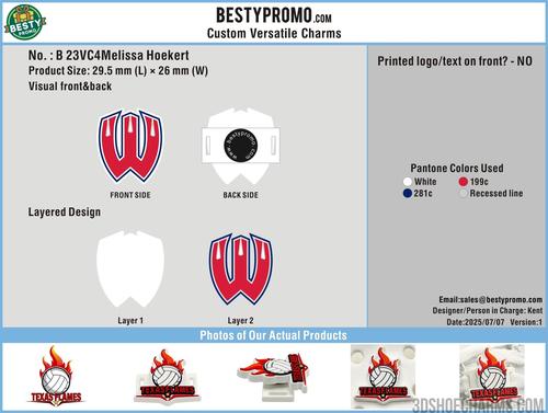 Custom versatile Shoe Charms-23VC4Melissa Hoekert250707