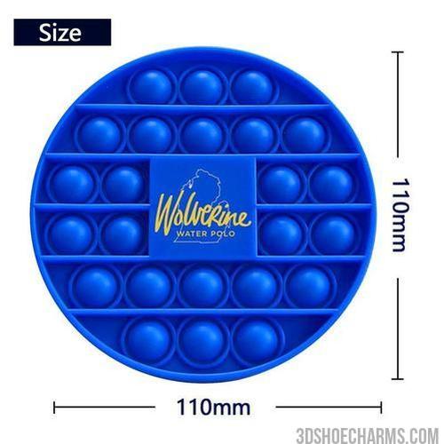 Custom Silicone Pop Bubble Coaster