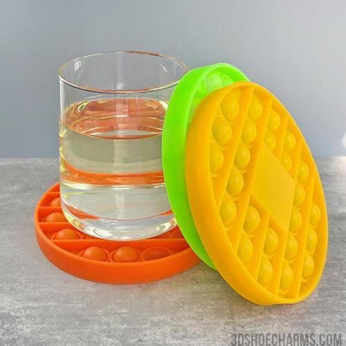 Custom Silicone Pop Bubble Coaster
