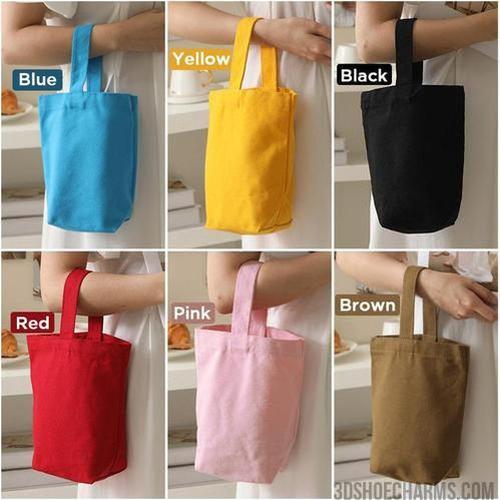 Small Canvas Handbag – Custom Logo