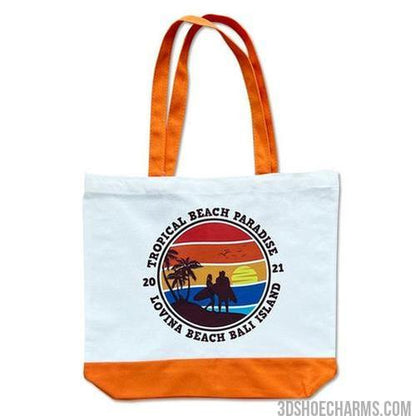 Colorblock Canvas Shoulder Bag – Custom Logo