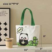 Custom Small Canvas Tote with Logo