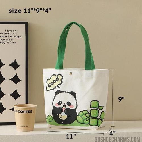 Custom Small Canvas Tote with Logo