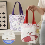 Custom Small Canvas Tote with Logo