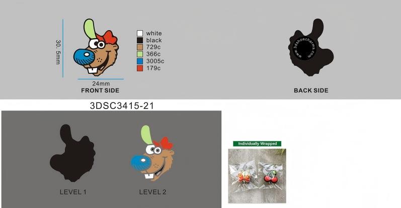 Custom Rubber Clog Charms - 20260703 - 21 -RE
