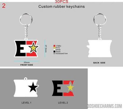 Custom shoe charms+keychains+air fresheners-20CC4Skye Walton