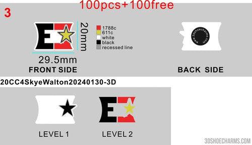 Custom shoe charms+keychains+air fresheners-20CC4Skye Walton