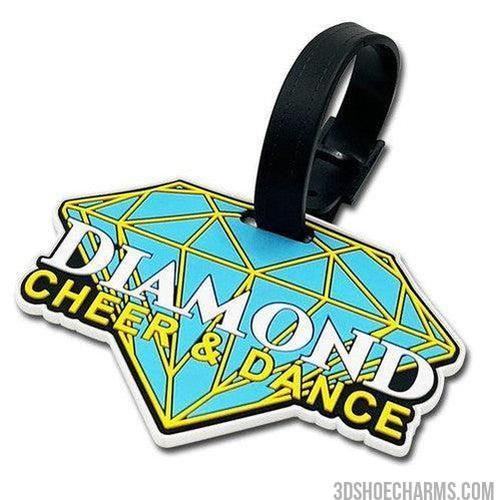 Custom 3D Die-Cut PVC Rubber Luggage Tag