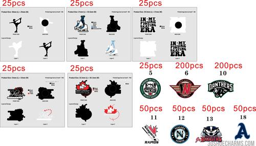 Custom Rubber Clog Charms - 20260831-20-RE