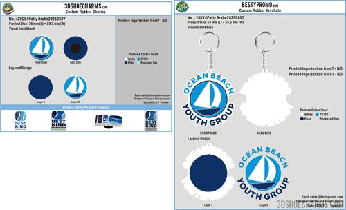 CUSTOM SHOE CHARMS AND KEYCHAINS-20CC4Patty Brahe