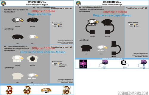 Custom  shoe charms/Straw Topper-20CC4Shannon Murdoch 250910
