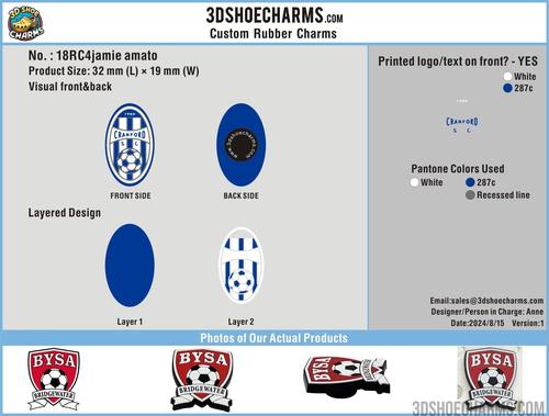 Custom Rubber Clog Charm-18RC4jamie amato250814