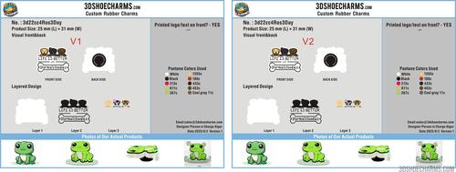 Rubber Shoe Charms-3d22cc4Ros3Day20250803